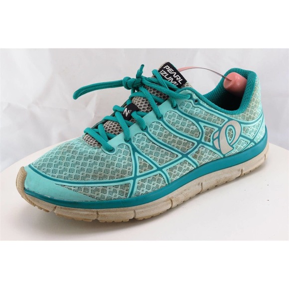 Pearl Izumi Women Size 9.5 M Blue Running Mesh W Em Road‎ 2 - Picture 1 of 9